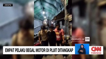 Unit Reskrim Polsek Penjaringan, Jakarta Utara, meringkus empat pelaku begal sepeda motor.

Motor hasil curian tersebut diketahui telah dijual para pelaku seharga Rp2,5 juta.
Dua pelaku yang membegal seorang bocah di Kendal, Jawa Tengah, juga berh