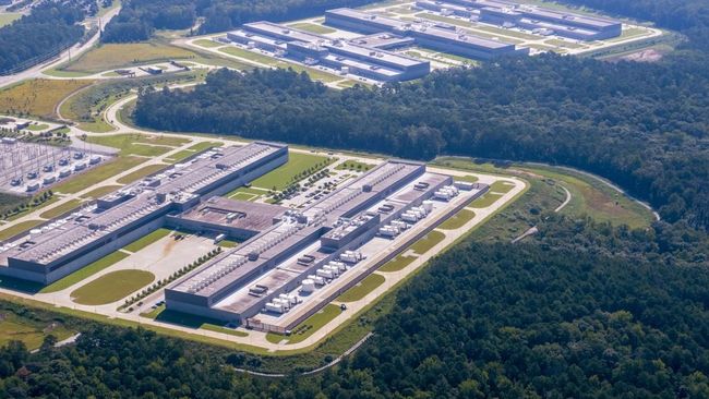 Gedung data center Meta di Mansfield AS. (Dok. Grant Blankenship / Georgia Public Broadcasting)