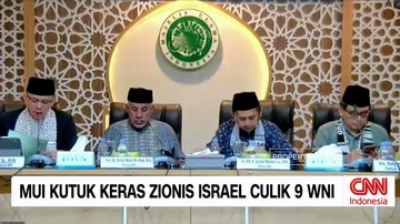 VIDEO: MUI Kutuk Keras Zionis Israel Culik 9 WNI