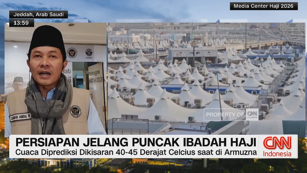 VIDEO: Jelang Puncak Haji, Persiapan di Jeddah Terus Dimatangkan