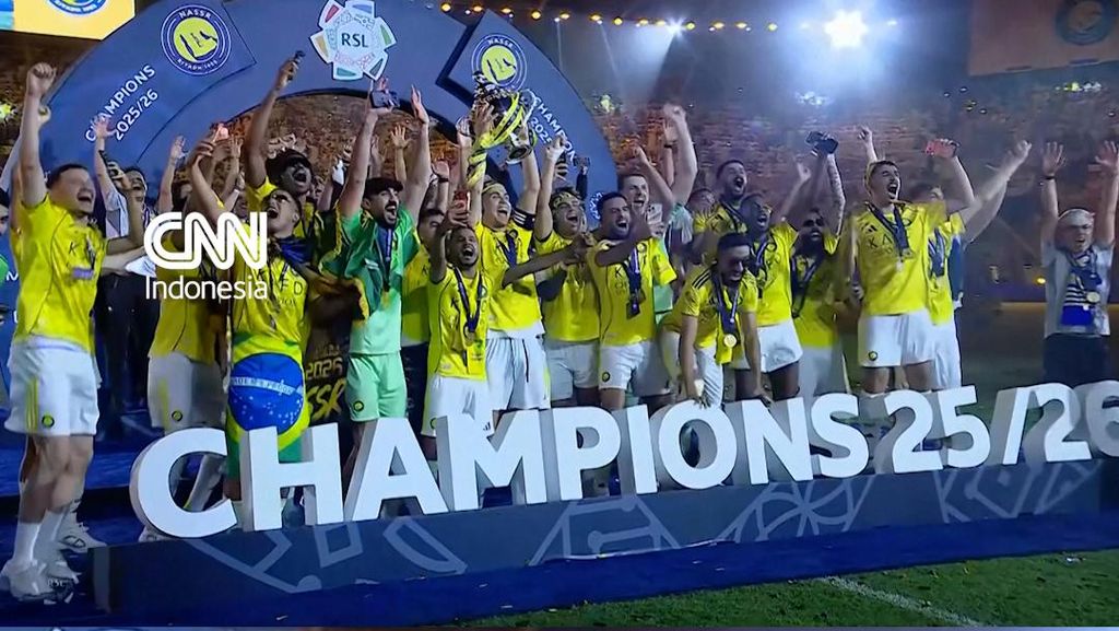 Momen Al Nassr Juara Liga Arab Saudi Berkat Dua Gol Ronaldo