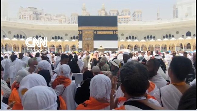 Masjidil Haram dipadati jemaah haji jelang puncak musim haji 1447 H/2026 M.