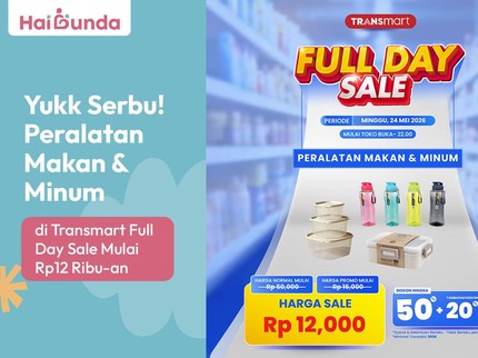 Yuk Serbu! Peralatan Makan & Minum di Transmart Full Day Sale Mulai Rp12 Ribu-an