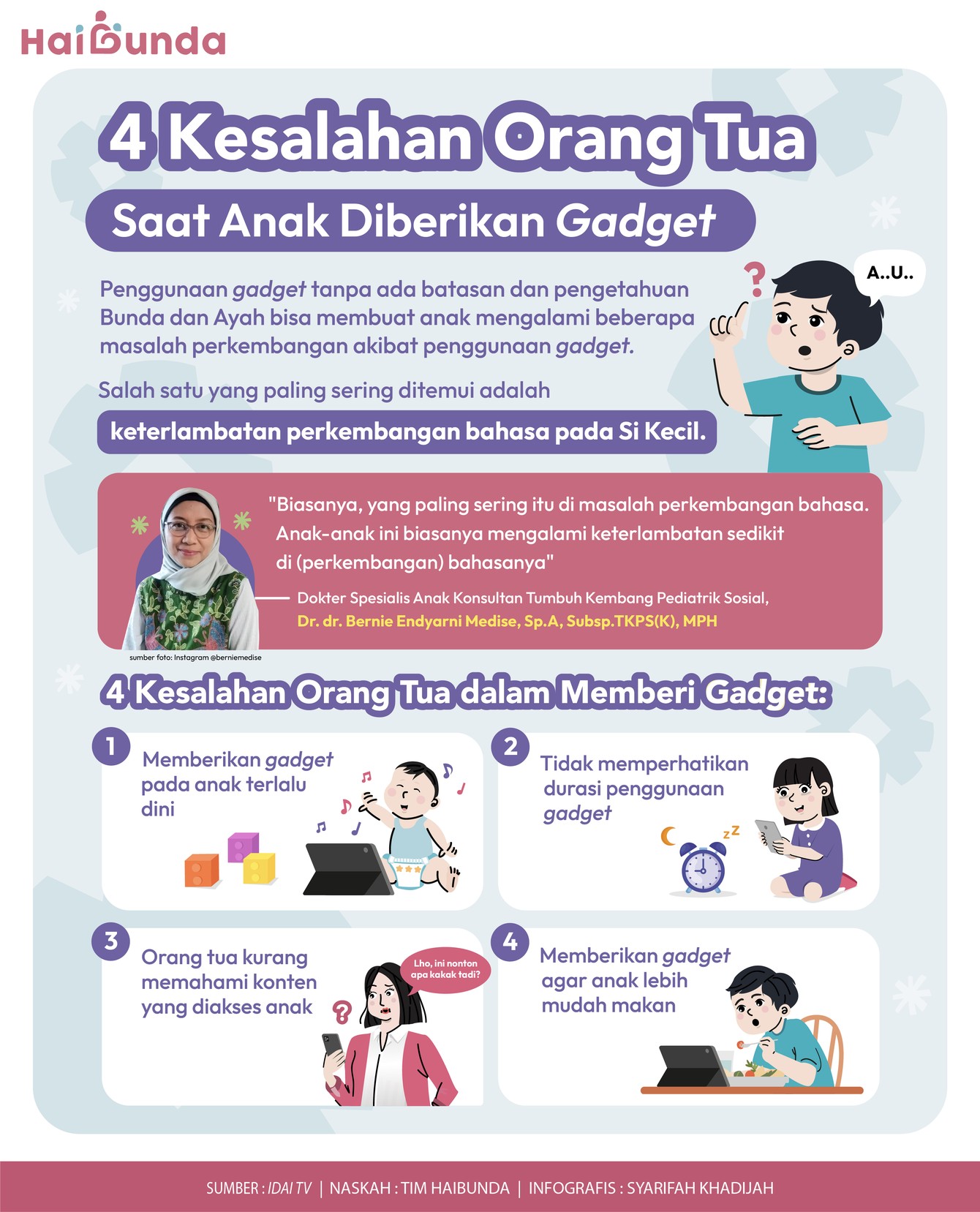 4 Kesalahan Orang Tua Saat &NewLine;Anak Diberikan Gadget
