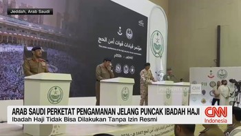 Arab Saudi Perketat Pengamanan Jelang Puncak Ibadah Haji