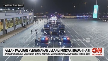 VIDEO: Gelar Pasukan Pengamanan Jelang Puncak Ibadah Haji