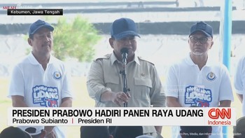 Presiden Prabowo Hadiri Panen Raya Udang