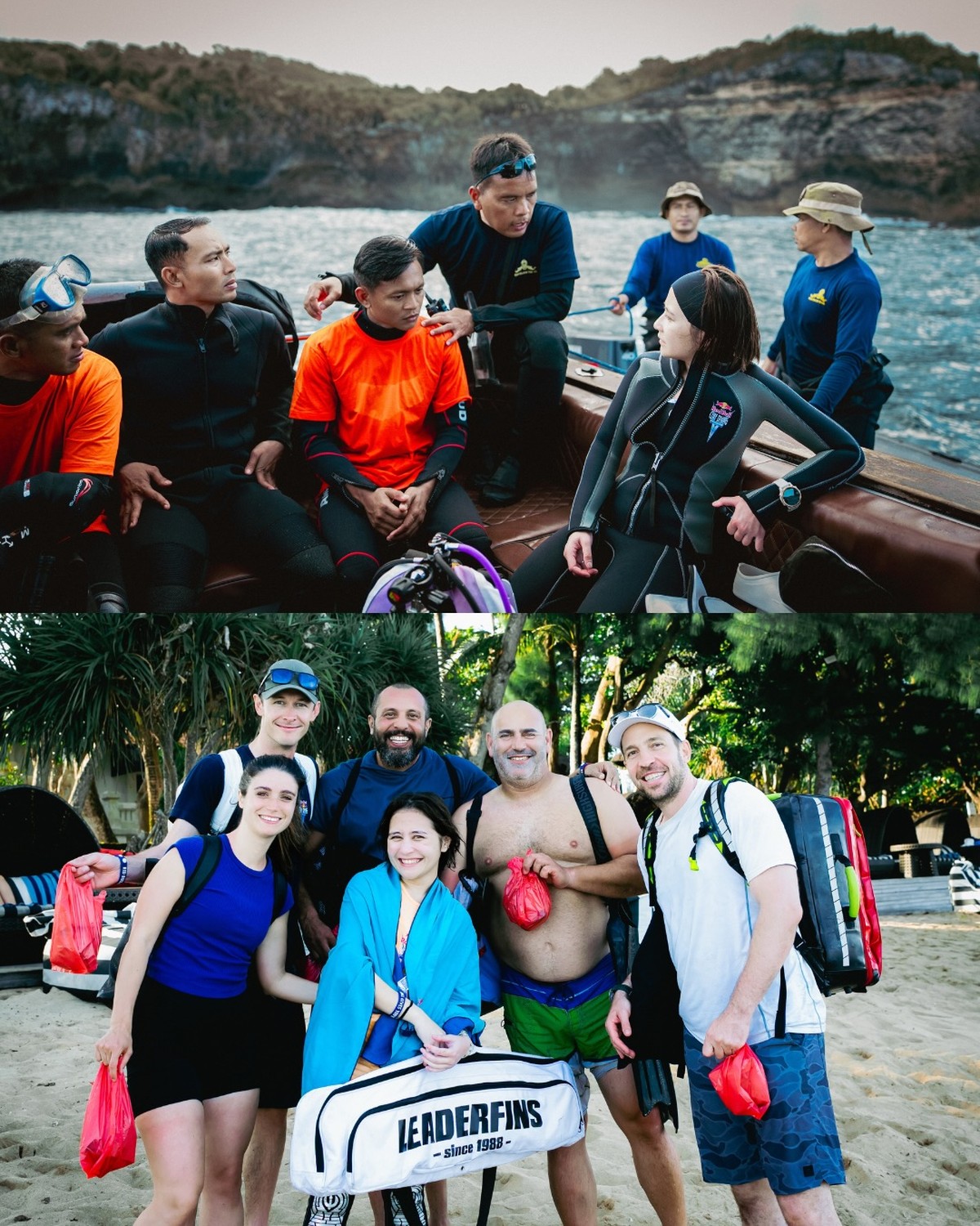 Prilly Latuconsina jadi rescue diver di Red Bull Cliff Diving&period;