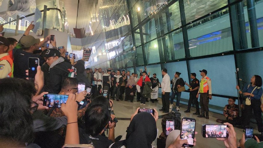 9 Relawan Global Sumud Flotilla tiba di Indonesia &lpar;Adrial&sol;detikcom&rpar;