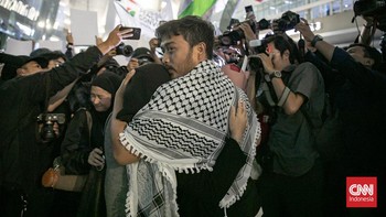 9 WNI Relawan GSF yang Diculik Israel Tiba di Bandara Soetta