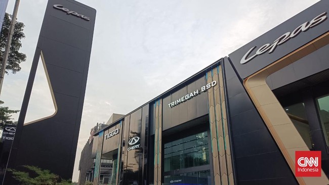 Dealer Chery dan Lepas berdiri di BSD, Tangerang.