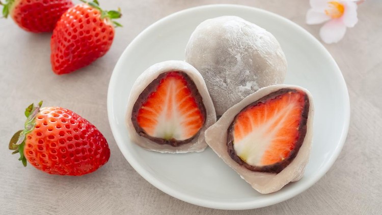 Ilustrasi mochi daifuku