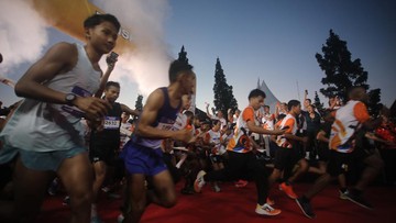 Gaet Ribuan Peserta, Jogja Run D-City Dibuka Bos LPS