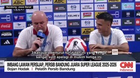 Persib Bandung meraih gelar juara Liga Super 2025/2026 usai bermain imbang melawan Persijap Jepara di Stadion Gelora Bandung Lautan Api pada Sabtu sore.

Dengan raihan ini, Maung Bandung menorehkan rekor hattrick atau tiga kali berturut-turut menju