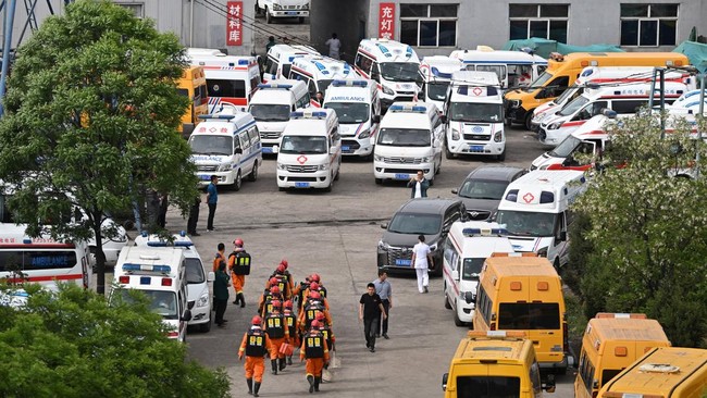 Ledakan Gas di Tambang Bara China