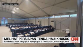 Melihat Persiapan Tenda Haji Khusus