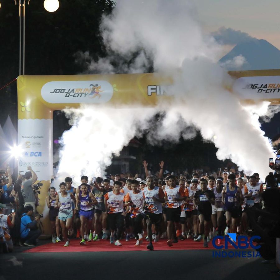 Potret Meriah, Ribuan Peserta Ikuti Jogja Run D-City 2026