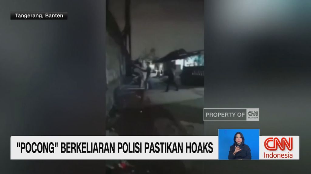 VIDEO: "Pocong" Berkeliaran, Polisi Pastikan Hoaks