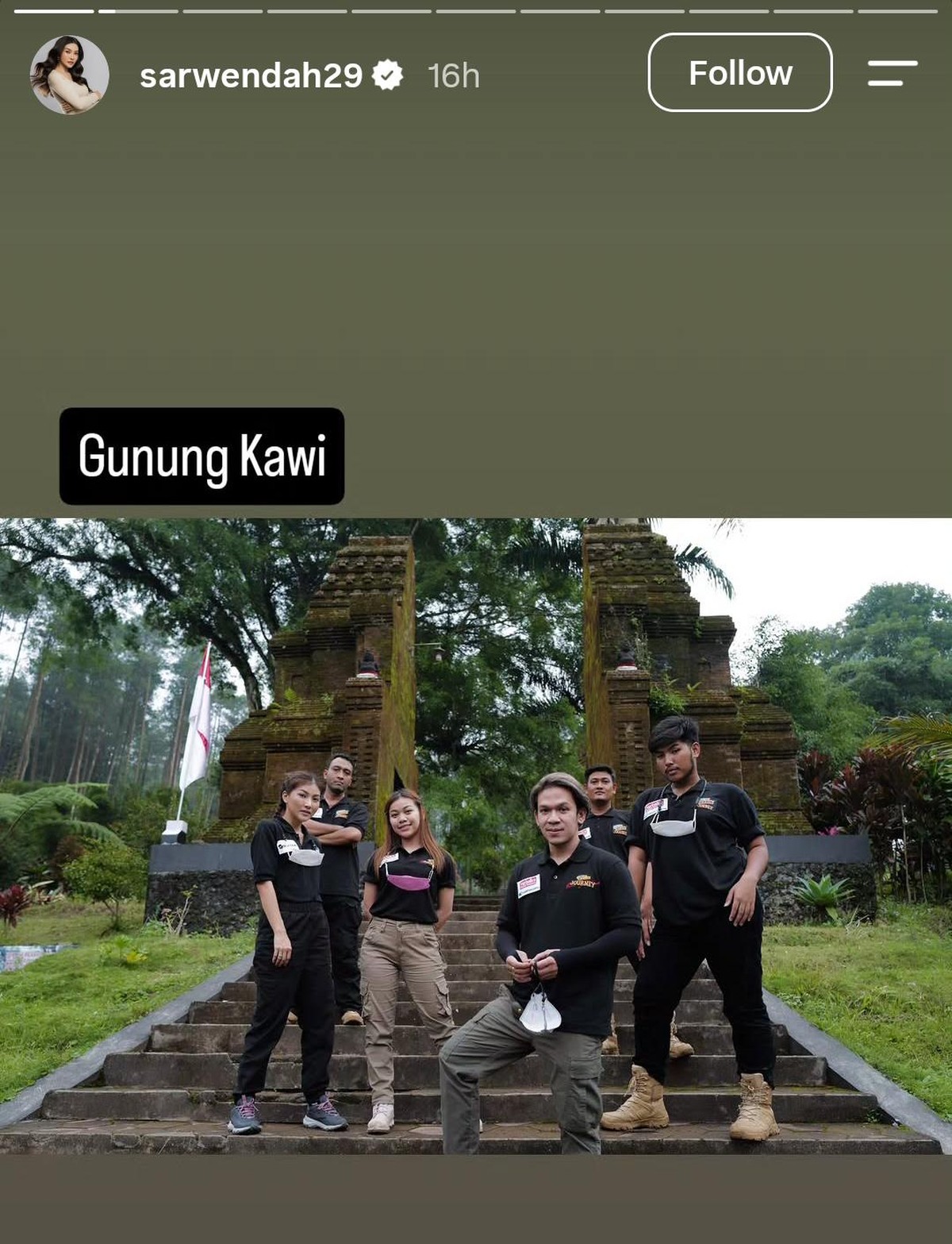 Sarwendah di Gunung Kawi