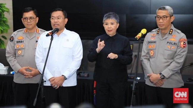 Wakil Kepala BGN Sony Sonjaya mendatangi Bareskrim Polri untuk berkoordinasi terkait penindakan terhadap aksi pidana penipuan pembangunan Satuan Pelayanan Pemenuhan Gizi (SPPG).