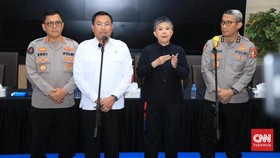 Wakil Kepala BGN Sony Sonjaya mendatangi Bareskrim Polri untuk berkoordinasi terkait penindakan terhadap aksi pidana penipuan pembangunan Satuan Pelayanan Pemenuhan Gizi (SPPG).