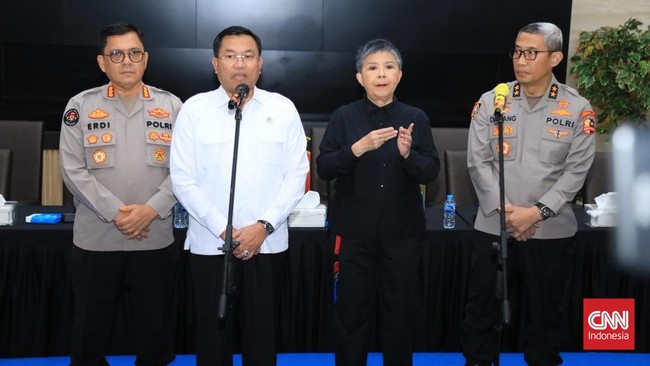 Wakil Kepala BGN Sony Sonjaya mendatangi Bareskrim Polri untuk berkoordinasi terkait penindakan terhadap aksi pidana penipuan pembangunan Satuan Pelayanan Pemenuhan Gizi (SPPG).