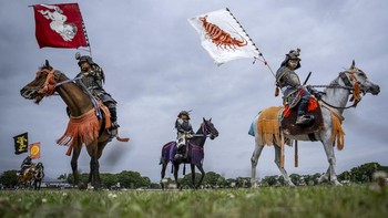 Soma Nomaoi, festival samurai berkuda yang telah berusia ribuan tahun berlangsung di Fukushima, Jepang, setiap bulan Mei.