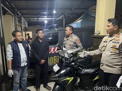 Warga Jaksel Berterima Kasih ke Polisi, Motor Hilang Dicuri Kembali Lagi