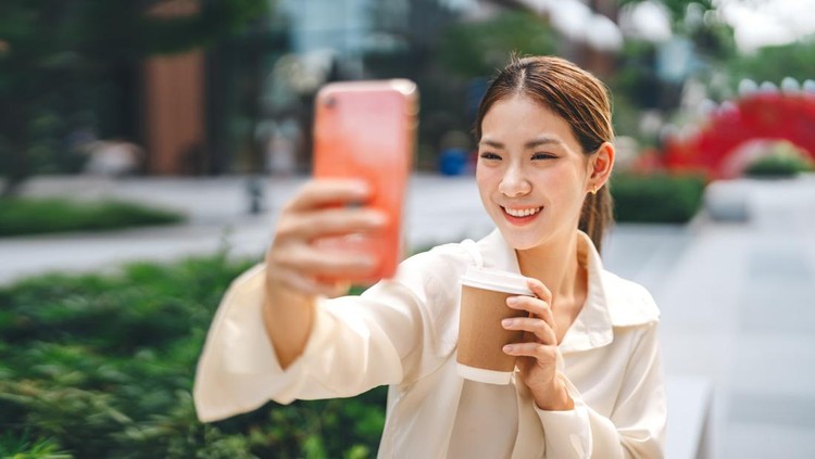 Ilustrasi selfie