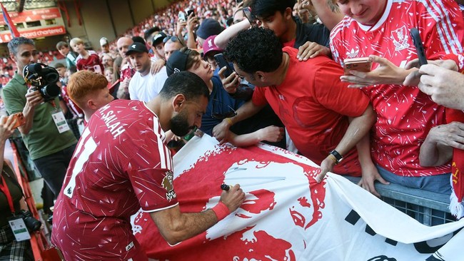 Perpisahan Liverpool dengan Mohamed Salah dan Andy Robertson