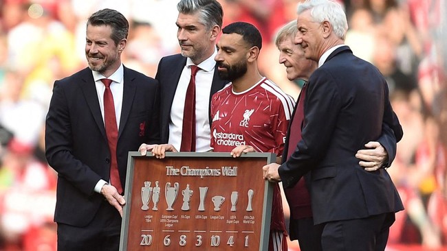Perpisahan Liverpool dengan Mohamed Salah dan Andy Robertson