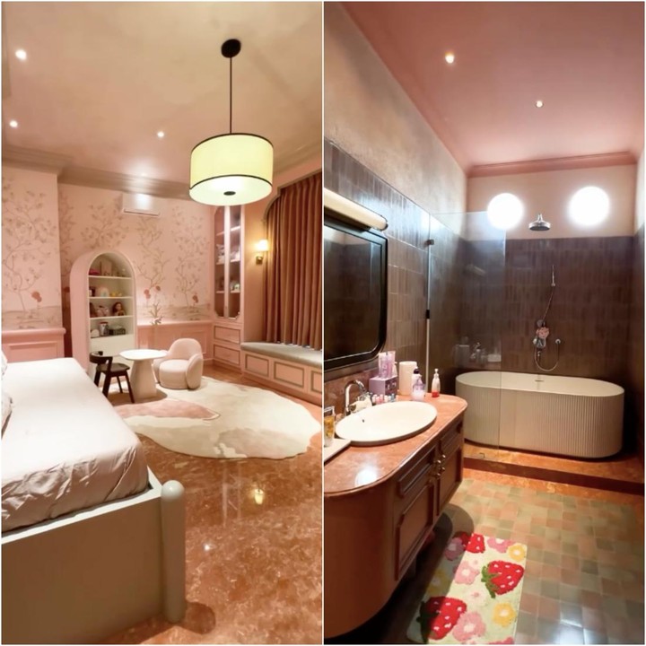<p>Berbeda dari kamar sang putra, Tasya banyak menggunakan sentuhan warna pink di kamar anak perampuannya, Maryam Eliza Kahir atau akrab disapa Ayang. Di kamar ini, Tasya juga membuat beberapa rak untuk koleksi mainan sang putri. "Kamar Kakak Ayang, pastinya dengan<em> touch of pink</em>. Kamarnya itu enggak terlalu anak kecil banget, biar sampai SMA lah," katanya. (Foto: Instagram @tasyafarasya)</p>