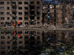 Serangan Rudal Balistik Rusia Hantam Kyiv, 11 Orang Luka