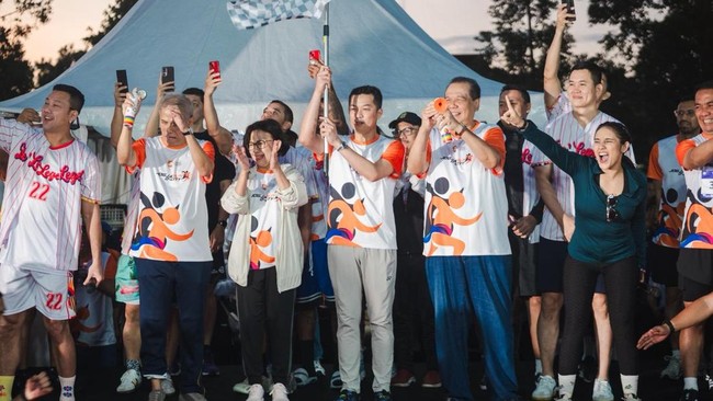 Wamenpora Taufik Hidayat mengapresiasi pagelaran Jogja Run D-City 2026 yang jadi bagian dari acara Jogja Financial Festival.