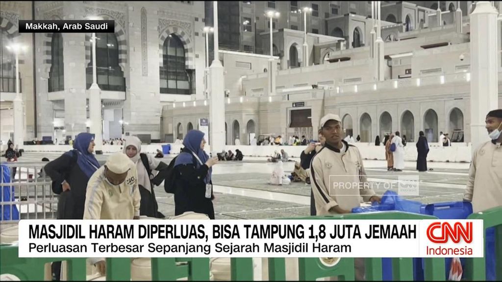 VIDEO: Arab Saudi Perluas Masjidil Haram