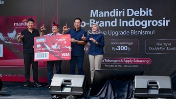 Bank Mandiri-Indogrosir Rilis Kartu Debit Co-Brand, Permudah Transaksi