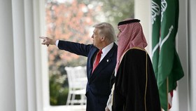 Donald Trump dan Mohammed bin Salman