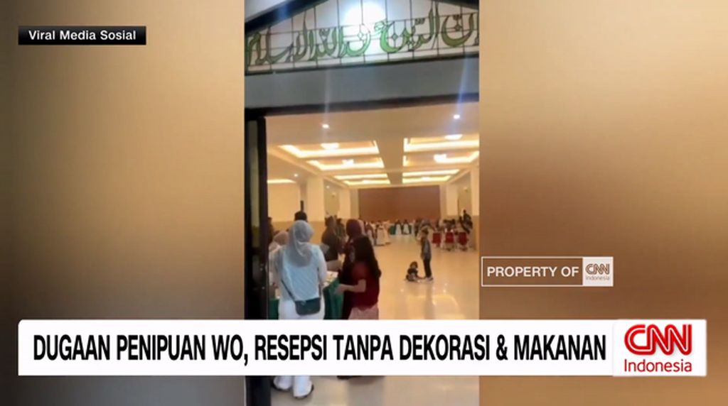 VIDEO: Dugaan Penipuan WO, Resepsi tanpa Dekorasi dan makanan