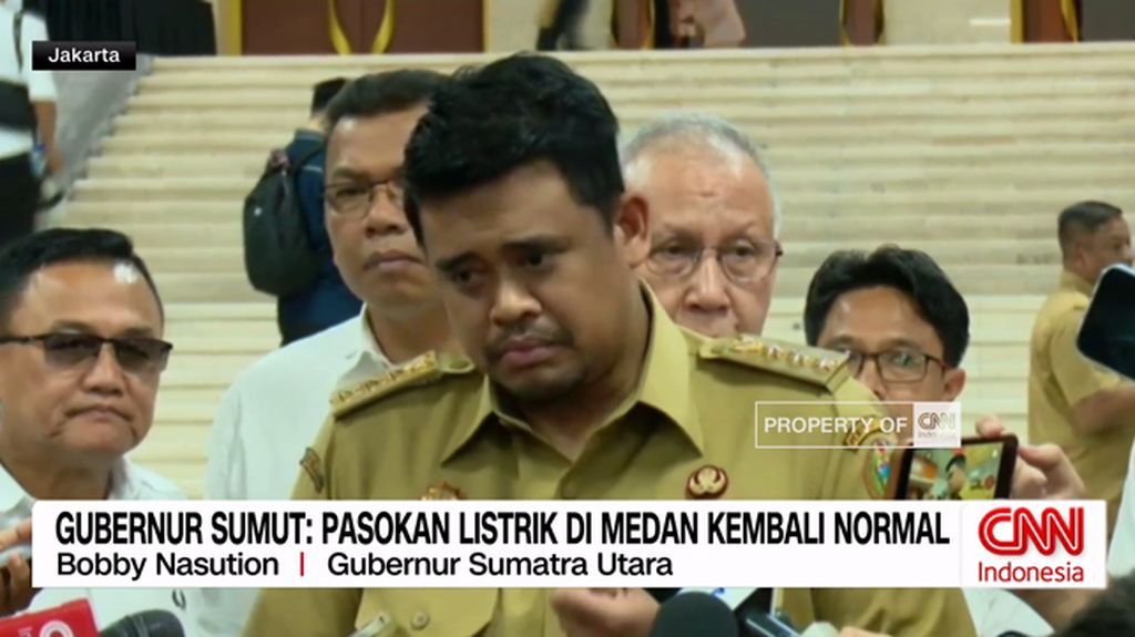 VIDEO: Gubernur Sumut Sebut Pasokan Listrik di Medan Kembali Normal