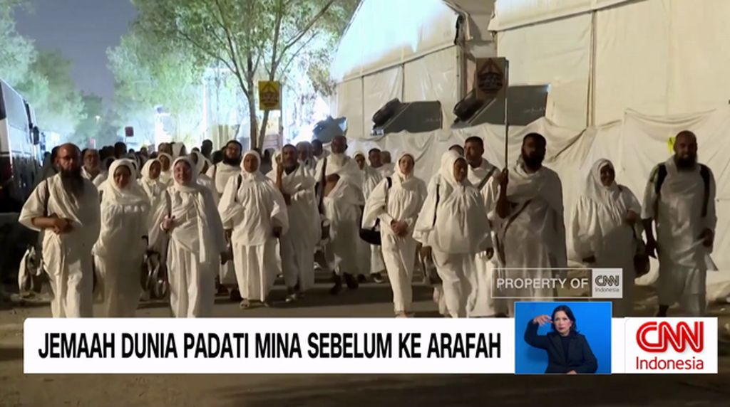 VIDEO: Jemaah Dunia Padati Mina Sebelum ke Arafah