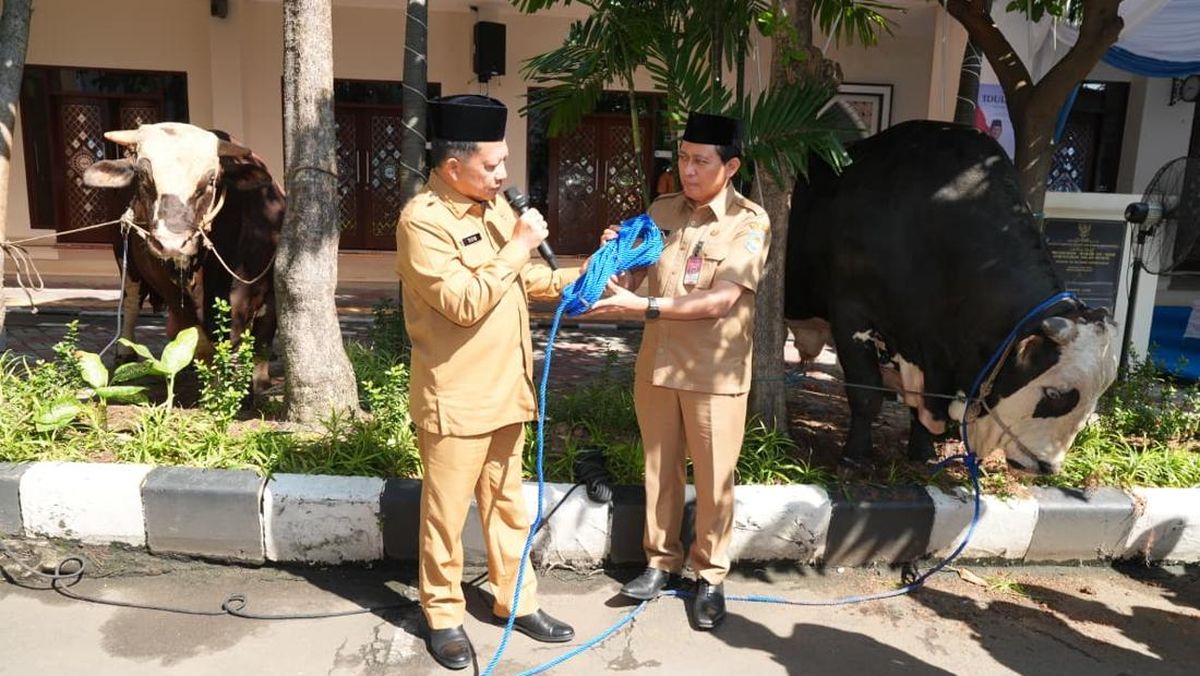 Mendagri Serahkan 360 Hewan Kurban Kemendagri dan BNPP