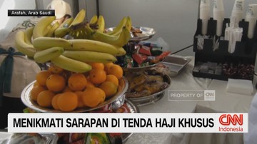 VIDEO: Menikmati Sarapan di Tenda Haji Khusus