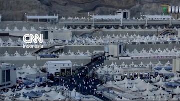 Jemaah Haji Tiba di Mina Menjelang Puncak Haji