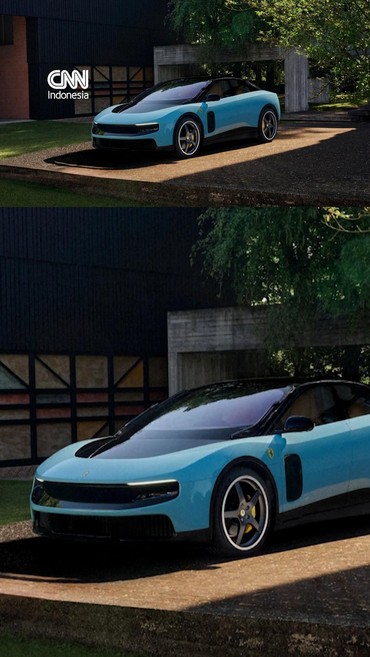 Ferrari memperkenalkan mobil listrik pertamanya pada Senin (25/5) dengan nama Ferrari Luce.