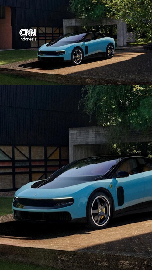 Ferrari memperkenalkan mobil listrik pertamanya pada Senin (25/5) dengan nama Ferrari Luce.