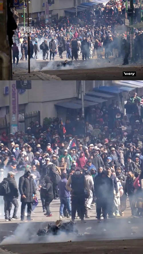 Penampakan Ricuh Demo Tuntut Presiden Bolivia Mundur