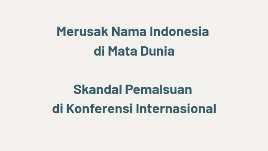 skandal dugaan ilmuwan bodong