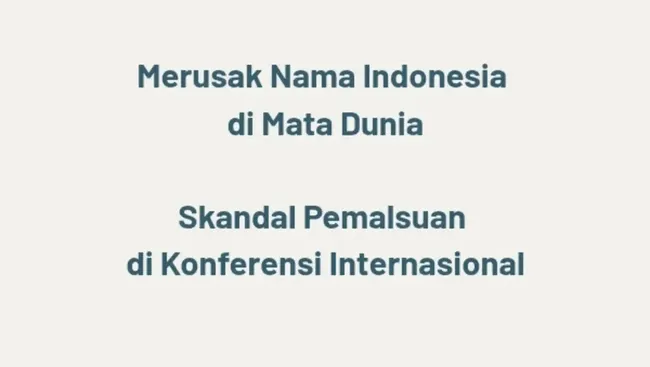 Geger Kasus Dugaan Pemalsuan Identitas dan Riset AI oleh Oknum Ilmuwan Indonesia