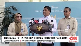 Presiden Prabowo Subianto menyerahkan bantuan sebanyak 1.098 ekor sapi kurban yang anggarannya bersumber dari APBN.
Bantuan hewan kurban tersebut didistribusikan ke berbagai daerah untuk masyarakat yang merayakan Iduladha.
