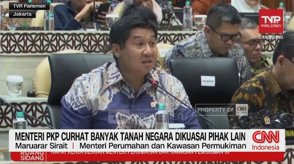 VIDEO: Menteri PKP Curhat Banyak Tanah Negara Dikuasai Pihak Lain